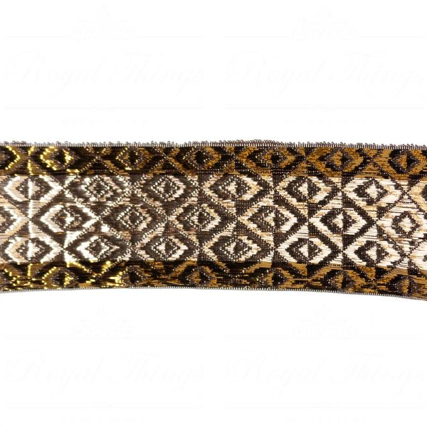 Goodwill Christmas Wired Ribbon Diamond Jacquard Narrow Loom Ribbon L 30010