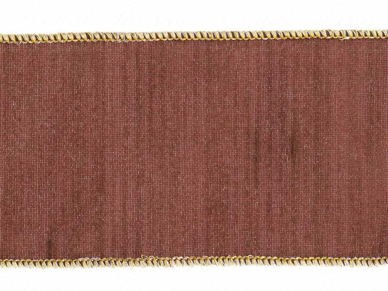 Goodwill Christmas Wired Ribbon Taj Mahal Ribbon Brown L 30103
