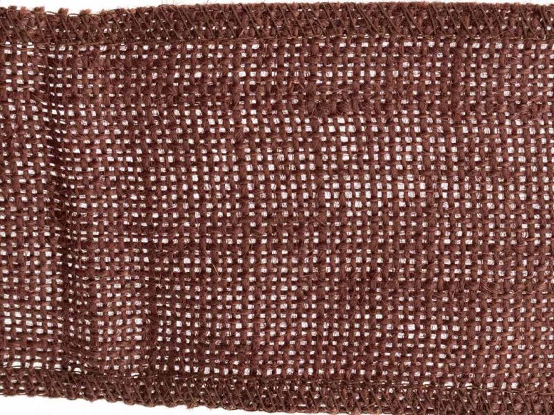 Goodwill Christmas Wired Ribbon Burlap Brown Ribbon L 26086