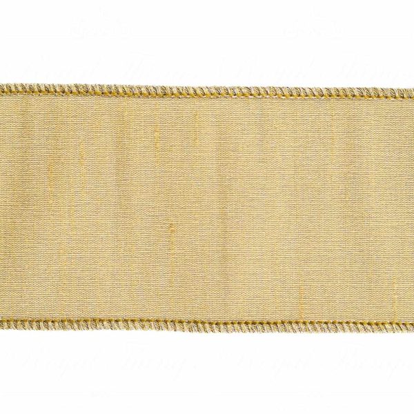 Goodwill Christmas Wired Ribbon Taj Mahal Gold Ribbon L 26000
