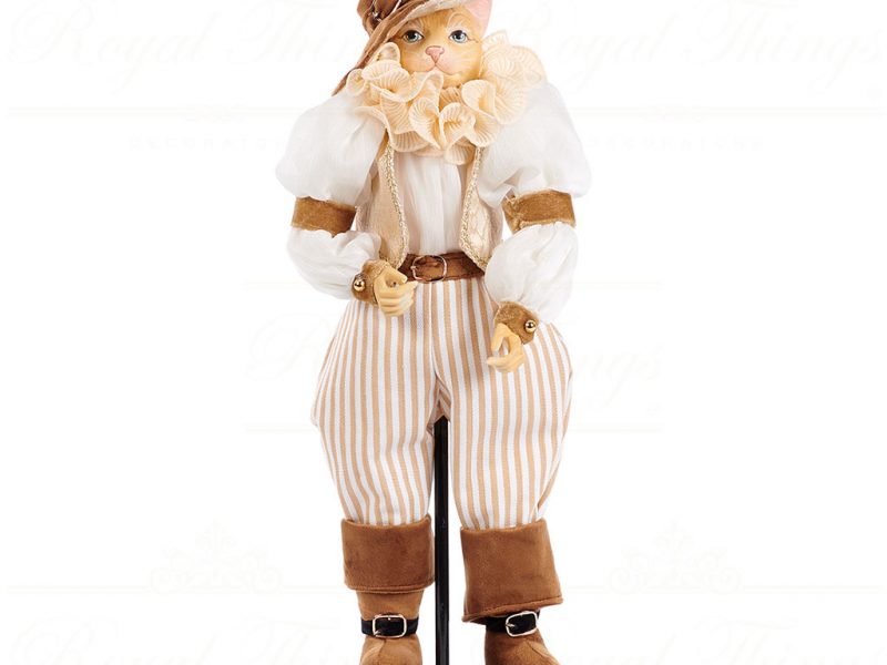 Goodwill Dolls Cream White Gold Once Upon Puss In Boots Cat Doll J62052a