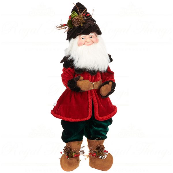 Goodwill Fairy Elf Dolls Pinecone Santa Gnome Red Green C 19404 Green