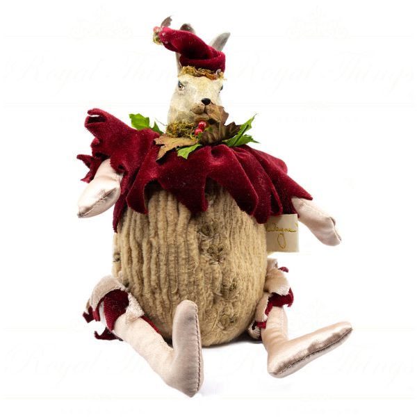 Katherine Collection Christmas Decorative Items Heritage Woodland Sitting Animal By Wayne Kleski Brown Green Red Kc 66 18885 Rabbit