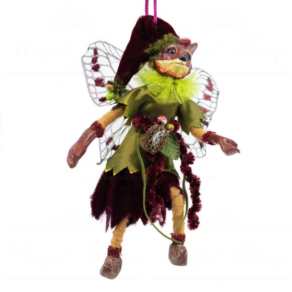 Katherine Collection Christmas Ornament Heritage Woodland Animal Red Fairy Brown Green Red Kc 66 18884 Fox