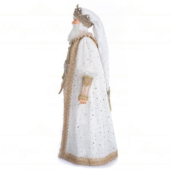 Katherine S Collection Christmas Collectible Dolls Celestial Nights Santa White Gold Kc 28 328827 2