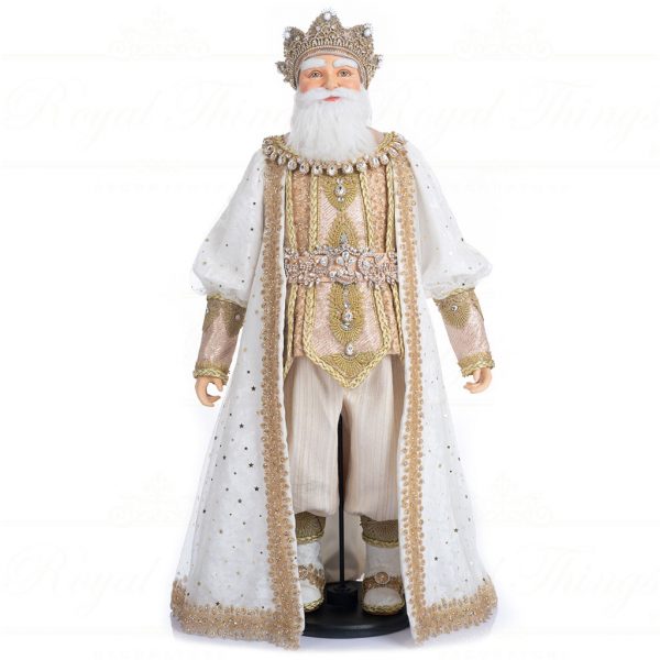 Katherine S Collection Christmas Collectible Dolls Celestial Nights Santa White Gold Kc 28 328827