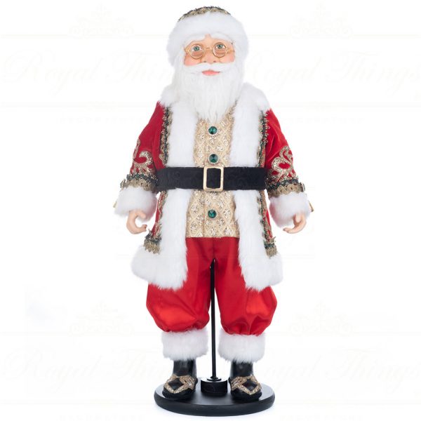 Katherine S Collection Christmas Collectible Dolls Christmas In The City Santa Red White Black Gold Kc 28 328511