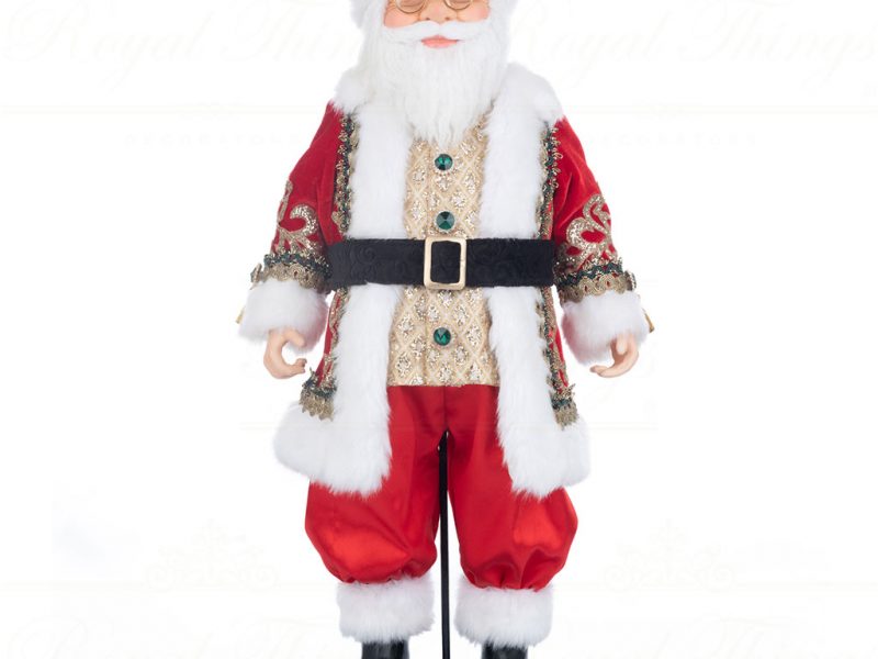 Katherine S Collection Christmas Collectible Dolls Christmas In The City Santa Red White Black Gold Kc 28 328511
