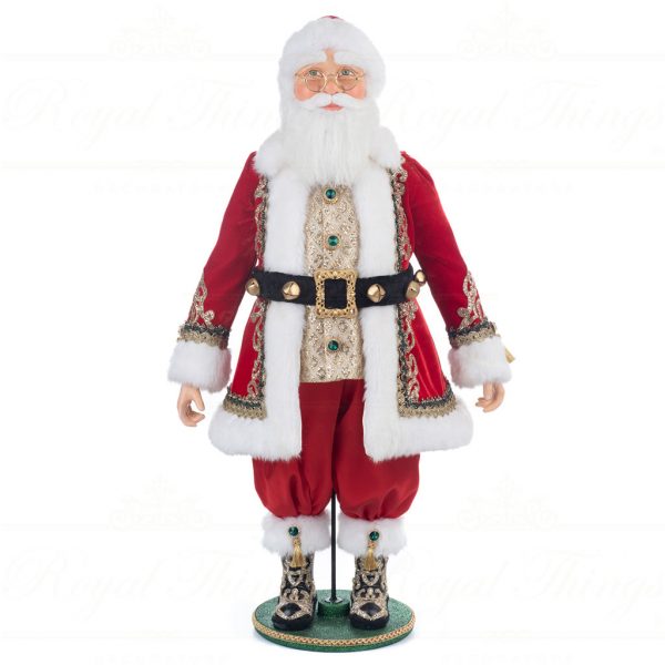 Katherine S Collection Christmas Collectible Dolls Christmas In The City Santa Red White Black Gold Kc 28 328880