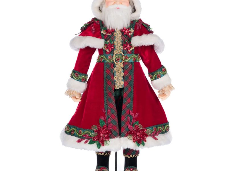 Katherine S Collection Christmas Collectible Dolls Christopher Magic Santa Doll Red White Green Kc 28 428315 1