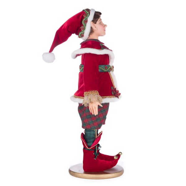 Katherine S Collection Christmas Collectible Dolls Dash O Magic Boy Elf Doll Red White Green Kc 28 428318 4