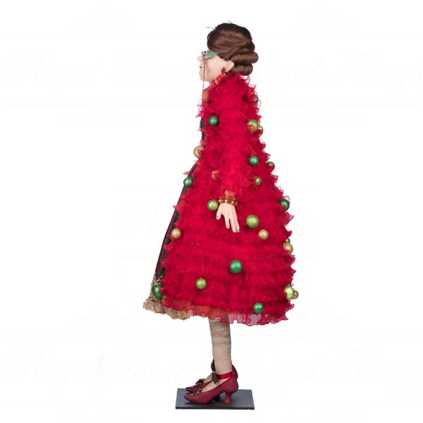 Katherine S Collection Christmas Collectible Dolls Led Holiday Magic Mae Life Size Doll Red Green Brown Kc 28 428405 10