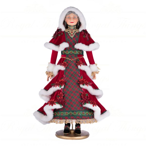Katherine S Collection Christmas Collectible Dolls Merry Magic Mrs Claus Doll Red White Green Kc 28 428312 1
