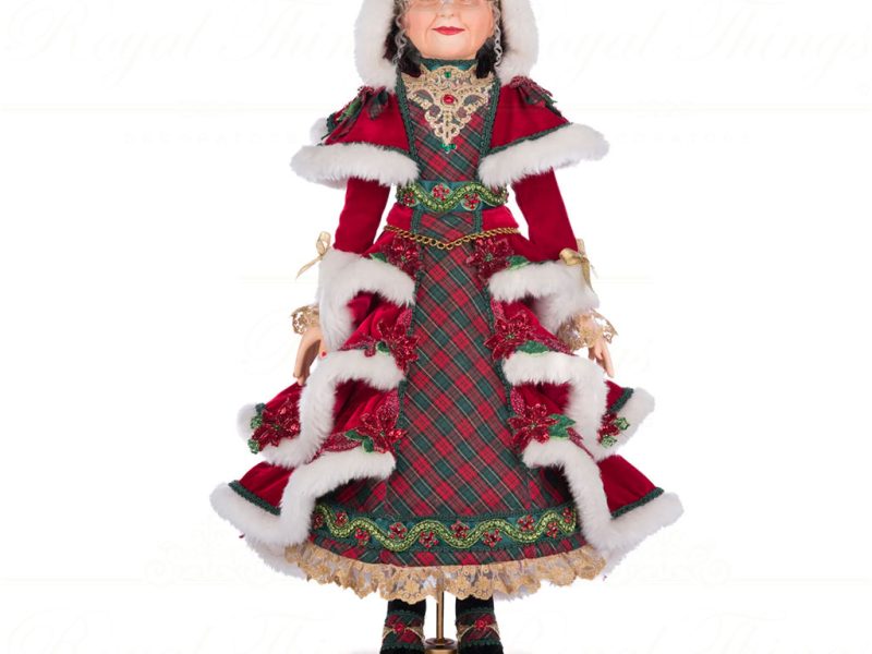 Katherine S Collection Christmas Collectible Dolls Merry Magic Mrs Claus Doll Red White Green Kc 28 428316 1