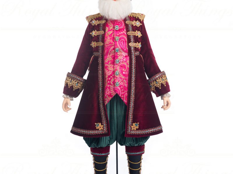 Katherine S Collection Christmas Collectible Dolls Nutcracker Santa Burgundy Green Gold Pink Kc 28 328840