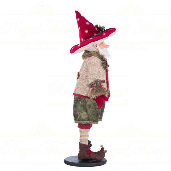 Katherine S Collection Christmas Collectible Dolls William Woodear Elf Doll Red Cream Green Kc 28 428262 4