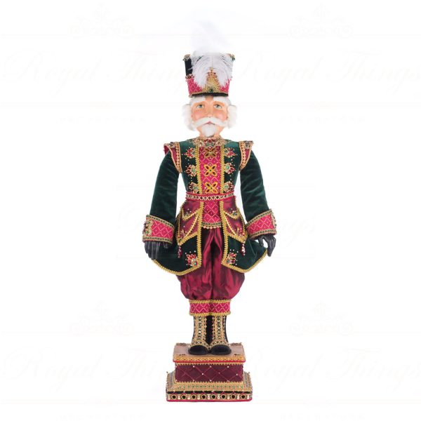 Katherine S Collection Christmas Decorative Items Capt Christopher Pines Nutcracker Green Red Pink Kc 28 428240 1