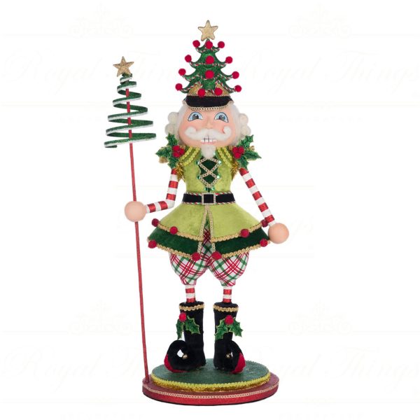 Katherine S Collection Christmas Decorative Items Captain Hollis Berry Nutcracker Tabletop Green Red White Kc 28 428343 1