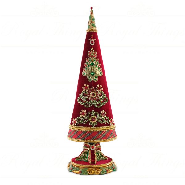 Katherine S Collection Christmas Decorative Items Red Green Gold Christmas Wishes Jewel Tree Kc 28 928476