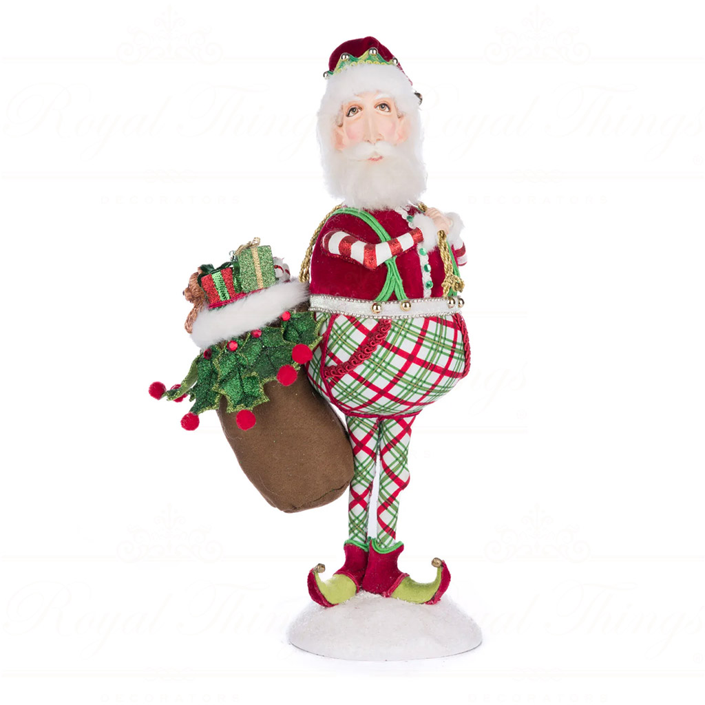 katherine s collection christmas decorative items silly santa with bag tabletop green red white KC 28 428346 1 Katherine S Collection Christmas Decorative Items Silly Santa With Bag Tabletop Green Red White Kc 28 428346 1