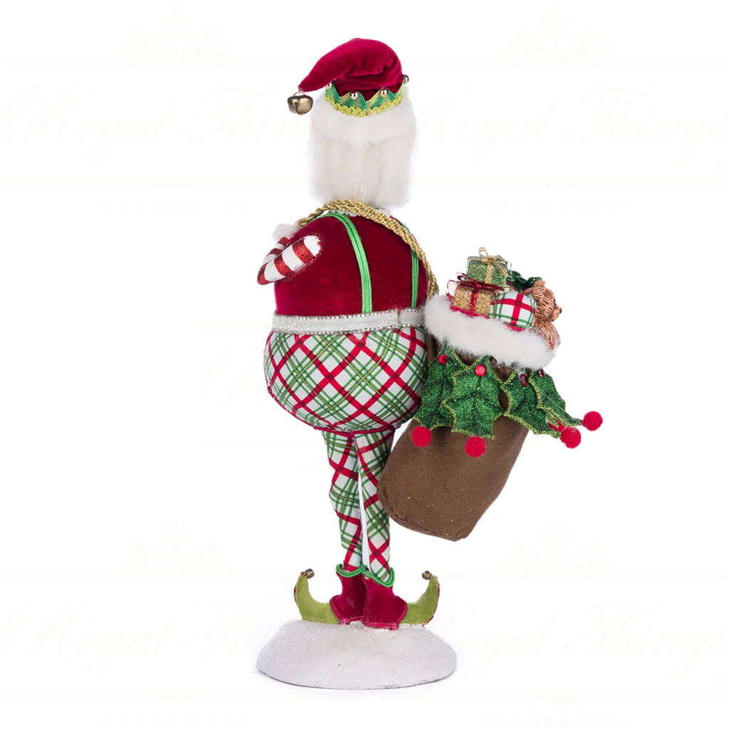 katherine s collection christmas decorative items silly santa with bag tabletop green red white KC 28 428346 3 Katherine S Collection Christmas Decorative Items Silly Santa With Bag Tabletop Green Red White Kc 28 428346 3