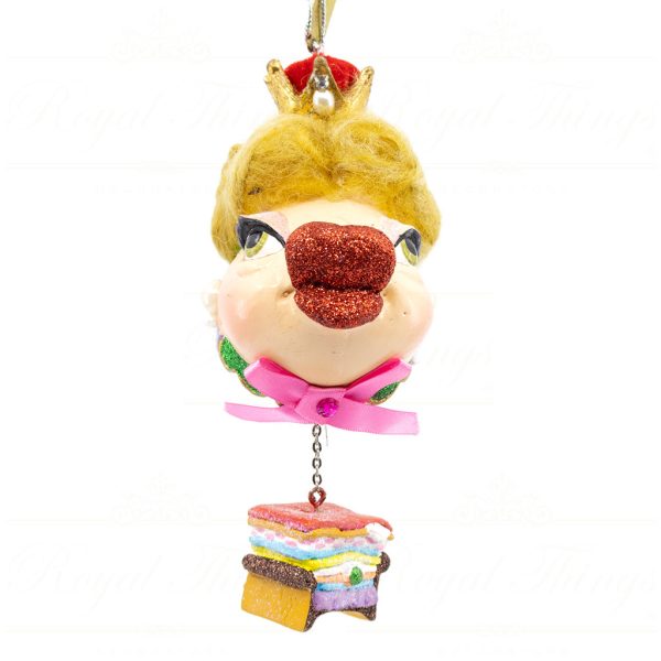 Katherine S Collection Christmas Heritage Ornament Disney S The Princess And The Pea Kissing Fish Pink Green Gold Kc 66 18847