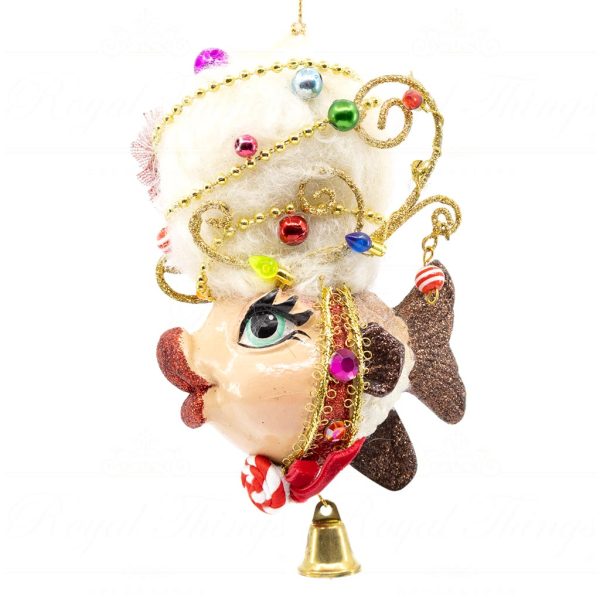 Katherine S Collection Christmas Heritage Ornament At The Hospital Kissing Fish Blue Green White Kc 28 29646 Side
