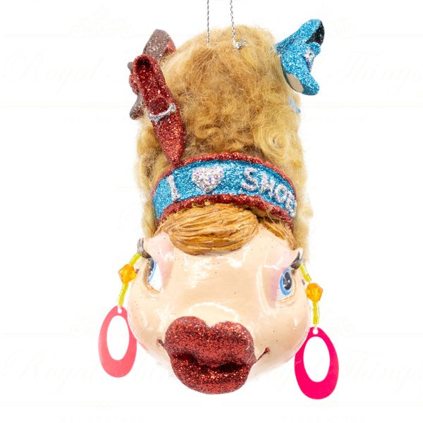 Katherine S Collection Christmas Heritage Ornament Fashionista Kissing Fish Blue Red Pink Kc 28 29024 Shoes