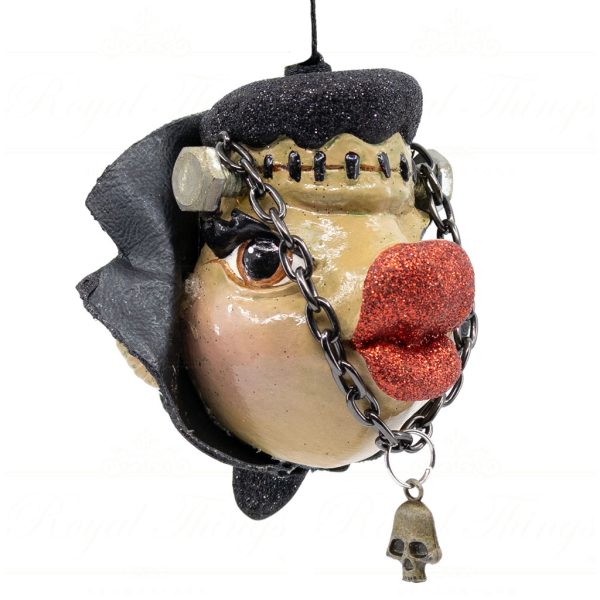 Katherine S Collection Christmas Heritage Ornament Scary Monster Kissing Fish Black Red Brown Kc 28 29637 A