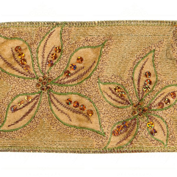 Katherine S Collection Christmas Ribbons Chenile Woodland Ribbon Brown Gold Kc 08 782412