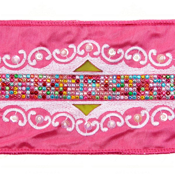 Katherine S Collection Christmas Ribbons Jewel Candy Ribbon Pink White Multi Kc 30 830133