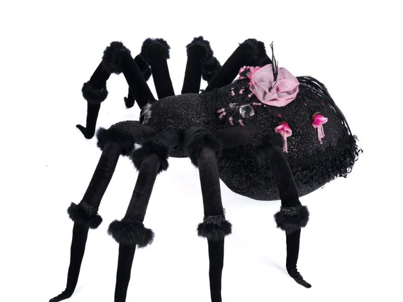 Katherine S Collection Halloween Collectible Pink Panic Possession Rosey Recluse The Spider Tabletop Pink Black White Kc 28 428150 5