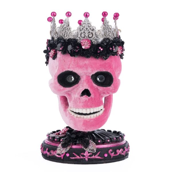 Katherine S Collection Halloween Collectible Pink Panic Possession Skull Trinket Box Tabletop Pink Black Kc 28 428400 1