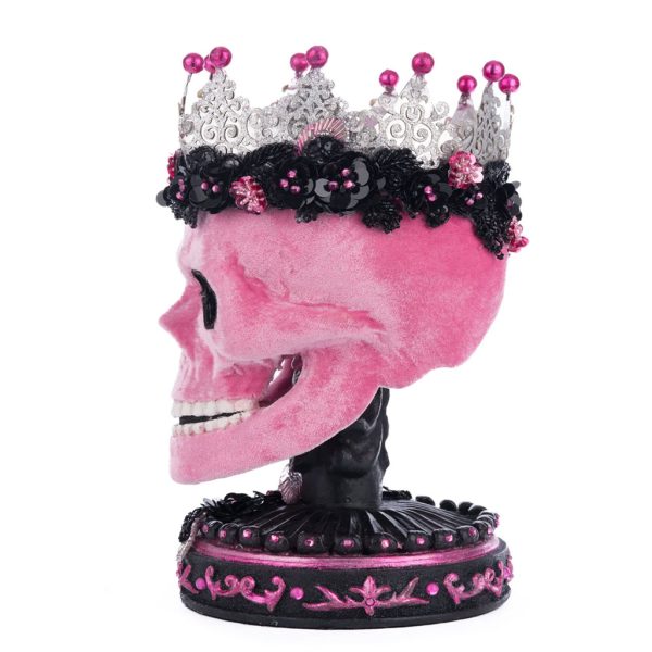 Katherine S Collection Halloween Collectible Pink Panic Possession Skull Trinket Box Tabletop Pink Black Kc 28 428400 3