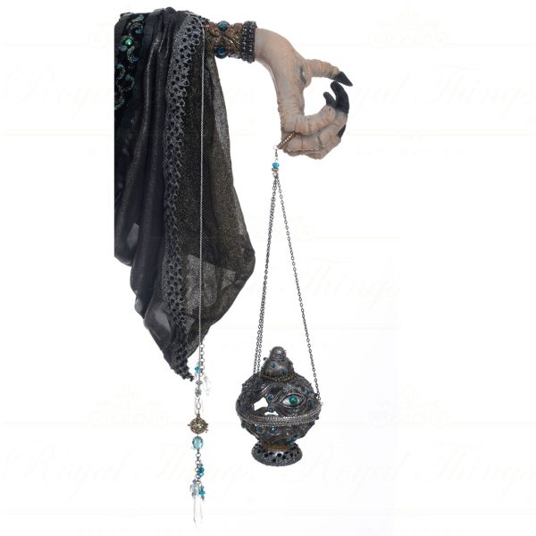 Katherine S Collection Halloween Collectible Seers Takers Hand With Orb Wall Display Black Gray Kc Kc 28 328779 2