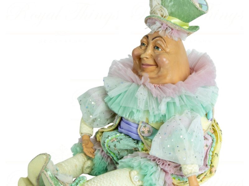 Katherine S Collection Heritage Collectible Tabletop Mr Egg E Benedict Doll Green Pink Beige White Yellow Purple Kc 28 28709 1