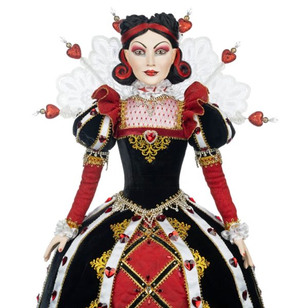 Katherine S Collection Spring Collectable Dolls Heart And Wonderland Queen Of Hearts Doll Red Black White Kc 28 428110 5