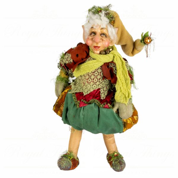 Katherine S Collection Wayne Kleski Heritage Collectible Dolls Danthus Twiggs Elf Doll Green Red Brown Kc 11 32529
