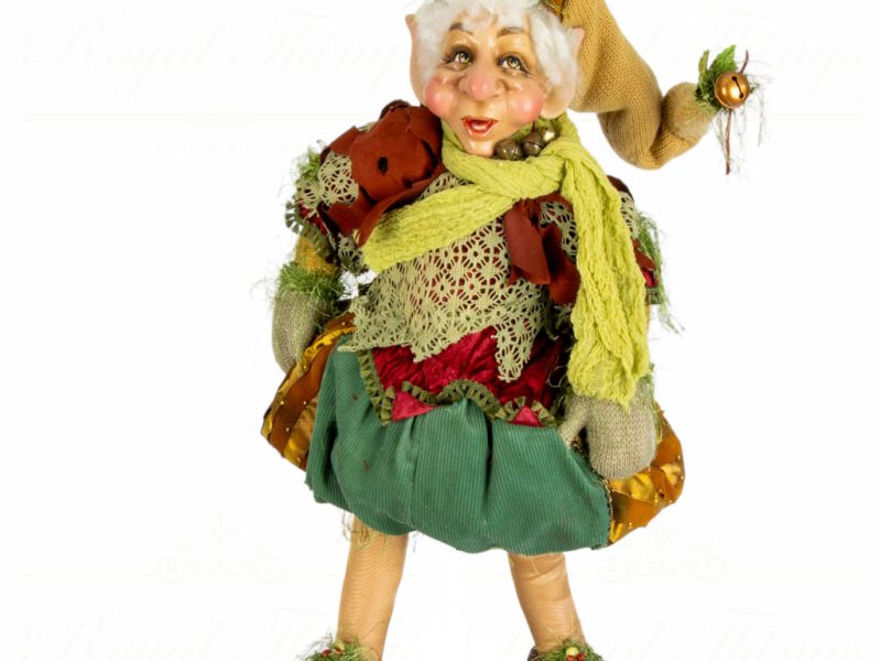 Katherine S Collection Wayne Kleski Heritage Collectible Dolls Danthus Twiggs Elf Doll Green Red Brown Kc 11 32529