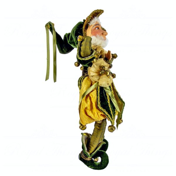 Katherine S Collection Wayne Kleski Heritage Collectible Dolls Gerald The Wise Elf Green Gold Kc 99 28007 Side