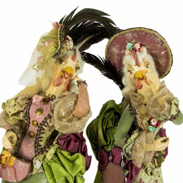 Katherine S Collection Wayne Kleski Heritage Collectible Dolls Henrietta Cackling Rosie Green Pink Multi Kc 05 12728 Detail