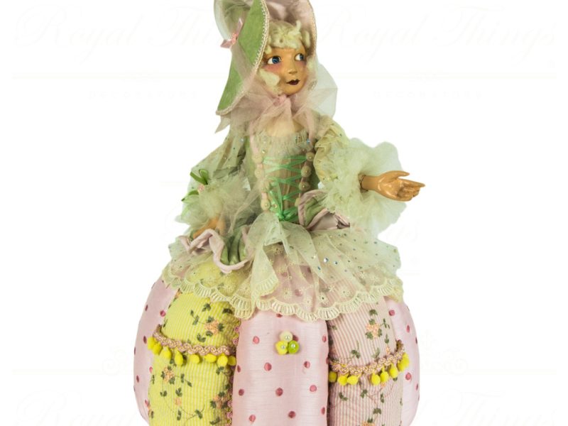 Katherine S Collection Wayne Kleski Heritage Collectible Dolls Mothergoose Pincushion Doll Pink Yellow Green Kc 28 28133