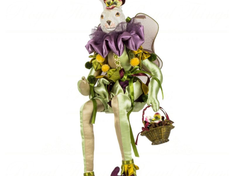 Katherine S Collection Wayne Kleski Heritage Collectible Dolls Sitting Flower Garden Bunny Fairy Green Pruple Yellow Kc 99 28002