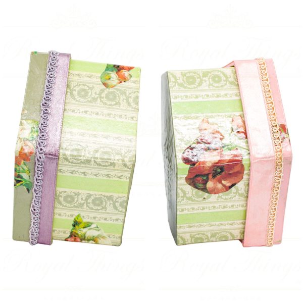Katherine S Collection Wayne Kleski Heritage Collectible Tabletop Vintage 3d Box With Birds Pink Purple Kc 99 28016 2