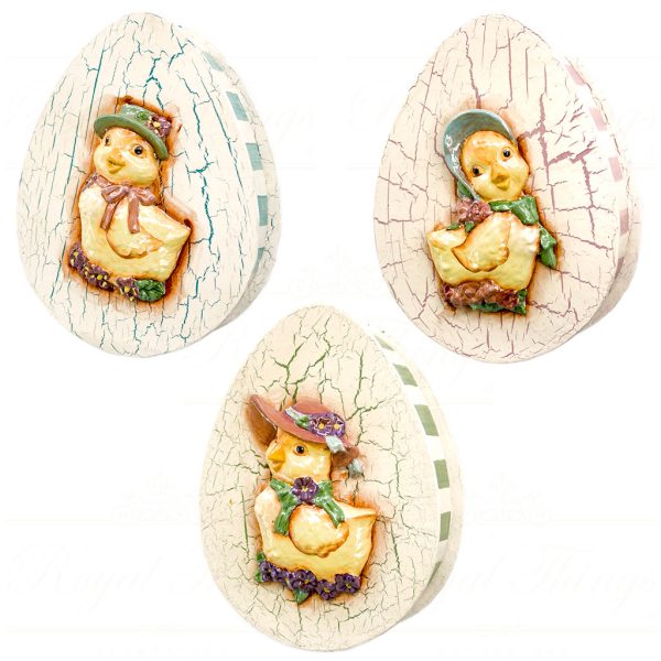 Katherine S Collection Wayne Kleski Heritage Collectible Tabletop Vintage 3d Box With Chick Kc 99 28015 1