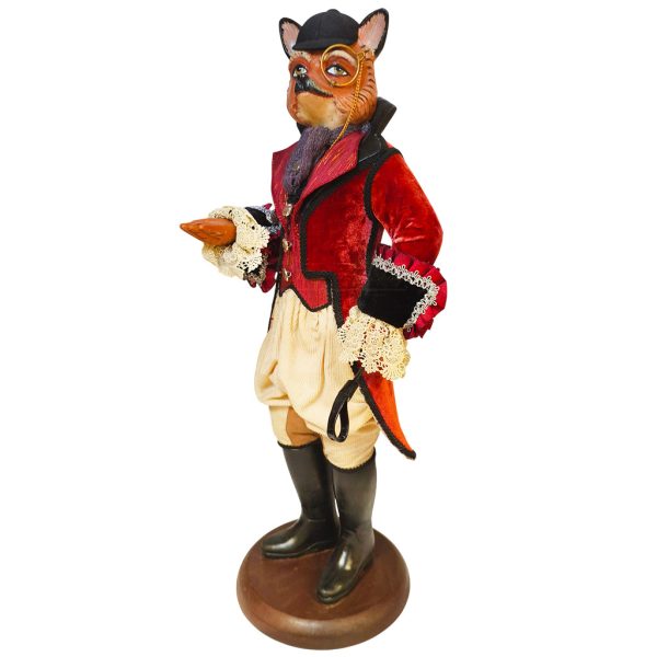 Kc 28 28263 Katherine S Collection Christmas Collectible Dolls Mr Wilbur Huntsley Butler Fox Doll Red Cream Black B