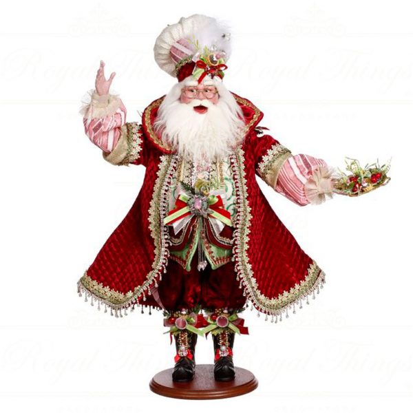 Mark Roberts Christmas Collectable Doll Cupcake Santa Red Green Pink Gold Mr 51 37676