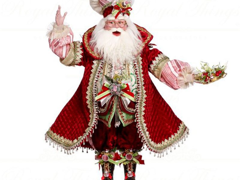 Mark Roberts Christmas Collectable Doll Cupcake Santa Red Green Pink Gold Mr 51 37676