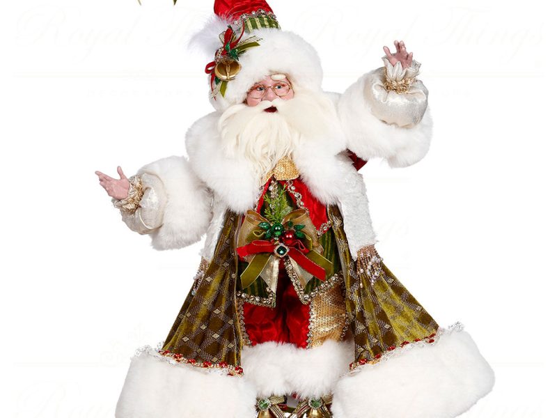 Mark Roberts Christmas Collectable Doll Large Jolly O Le St Nick Red Green White Mr 51 23874