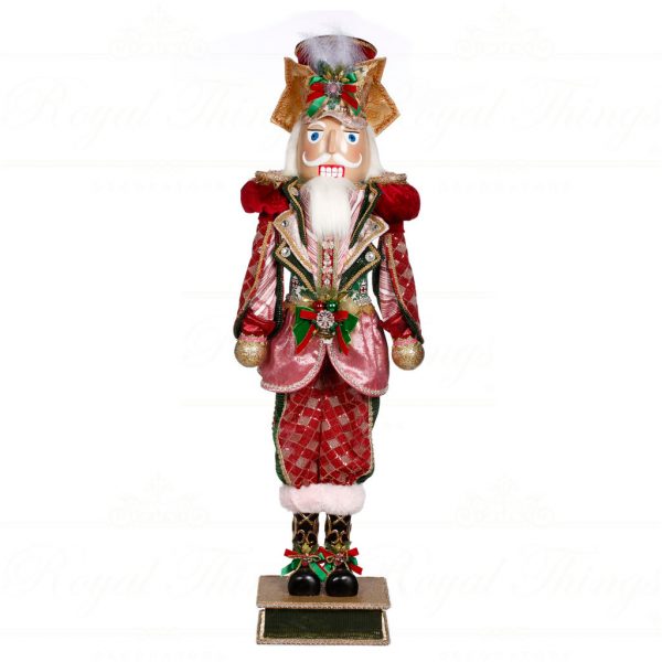 Mark Roberts Christmas Collectable Doll Large Pepperming Nutcracker Red Pink Green Gold Mr 51 38016